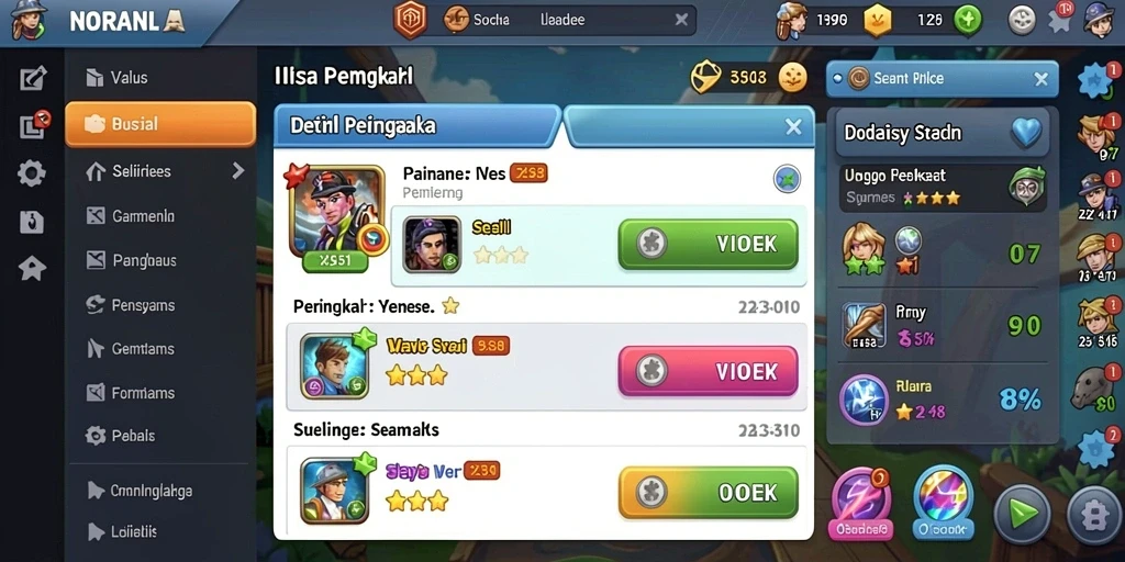 hokihoki - Karakter unik yang memperkaya pengalaman bermain.
