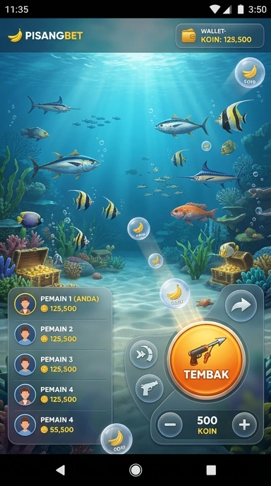 Layar utama pisangbet — antarmuka bersih setelah instalasi